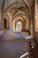 Entrance cloister to the medieval stone church of the picturesque village of Anento, Zaragoza.