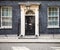 Entrance door of 10 Downing Street in London