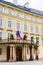 Entrance door with balcony to the Archives of Prague Castle