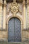 Entrance door of a baroque style church