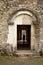 Entrance door in Cisnadioara Fortress, Among The Oldest Romanic Monuments In Transylvania