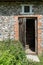 Entrance door to Medieval 18th century cottage