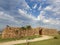 Entrance Doors and Stone Walls of an Old Fort