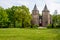 Entrance Dussen castle in the Dutch province of Noord-Brabant