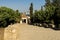 Entrance and entry road to Paphos Archaeological Park