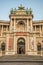 Entrance of the famous Vienna National Library from Heldenplatz