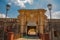 Entrance gate Fortaleza de San Carlos de La Cabana, Fort of Saint Charles entrance. Havana. Old fortress in Cuba