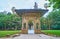 The entrance gate in garden of Manial Palace, Cairo, Egypt