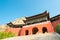 Entrance Gate at Heng Shan. a famous landscape in Hunyuan, Datong, Shanxi, China.