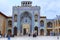 Entrance gate of the mosque Shah Cheragh, Shiraz, Iran.