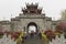 Entrance gate of Qingyan ancient town in Guizhou, China