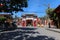 Entrance gate of the Quang Dong Temple in Hoi An, Vietnam