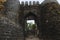 Entrance gate and steps of Sinhagad Fort, Pune, Maharashtra
