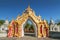 Entrance gate, Tipitaka chedis or stupas, Kuthodaw Paya, temple complex in Mandalay, Myanmar, Asia