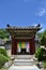 The entrance gate to another temple around Bulguksa in Gyeongju. Pic was taken in August 2017. Translation: \