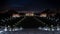 Entrance gate to beautiful monument Chiang Kai Shek memorial hall at night