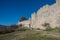 Entrance gate to famous castle of Platamonas. It is a Crusader c