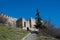 Entrance gate to famous castle of Platamonas. It is a Crusader c