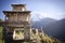 Entrance gate to Himalayas Manang village