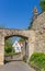 Entrance gate to the Marianum in Warburg