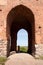 Entrance gate to the medieval castle