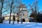 Entrance gate to Ostrava Castle, February 15, 2021, Ostrava, North Moravia, Czech Republic