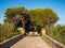 Entrance gate to S`Albufera Natural Park near Alcudia