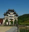 Entrance gate to xidi village, south china