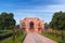 Entrance gate of the tomb of Itimad-Ud-Daulah. It is a Mughal mausoleum in Agra, Uttar Pradesh, India