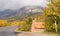 Entrance Glacier National Park Welcome Sign Marker Montana