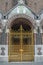 Entrance Of The H. Fransiscus van Assisi kerk De Boomkerk Church At Amsterdam The Netherlands 2018