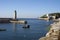 Entrance of the harbour of Cassis. France