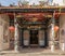 An entrance into the Hokkian Huay Kuan Temple in Melaka, Malaysia on December 2018