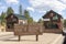 Entrance hut and checkpoint with ticket sale for Bryce canyon national park