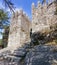 Entrance of the keep of the castle where the first king of Portugal imprisoned his mother