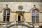 The entrance of Lacock abbey in Lacock Wiltshire, England