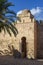 The entrance of Le Ribat castle on medina of Sousse, Tunisia