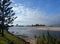 The Entrance at low tide from Marine Parade.