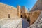 Entrance of medieval Venetian castle in Kyrenia, Cyprus