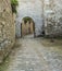 The entrance of the Methoni Venetian Fortress in the Peloponnese, Messenia, Greece