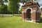 Entrance of the Military cemetary of the Commonwealth in Hotton