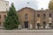 Entrance of National Archeology Museum in city of Sofia, Bulgaria