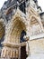 Entrance in Notre-Dame Cathedral in Reims, France