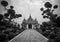 The entrance of the ordination chamber at the Wat Arun, Bangkok, Thailand