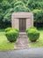 Entrance path to family mausoleum