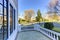 Entrance porch with balustrade