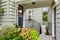 Entrance porch with walk-through to backyard