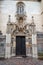 The entrance portal of the gothic St. Elizabeth Cathedral in Kosice., Slovakia