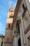 Entrance portal and Tower of the Basilica of Santâ€˜Andrea, Mantua.