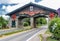 Entrance portico of Gramado city in Rio Grande do Sul ,Brazil